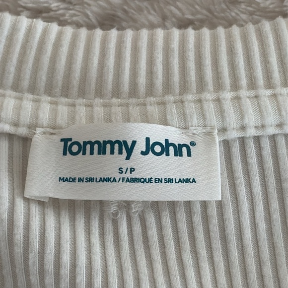 NWOT Tommy John 3 pc-Cream Sweatshirt(S) Black/White pants(S) Green pants(M) - Picture 10 of 12
